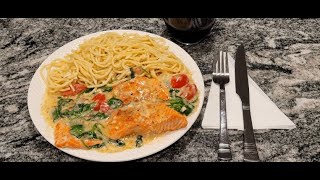 Creamy Salmon Pasta (Just a few minutes and you will know how to make it)