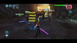 SWGOH - TW - SK/double omi vs Jabba/double omi (FAIL…..kinda)