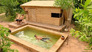 Building Living Room Bamboo Craft Villa And Swimming Pools Part II