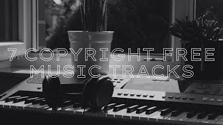 7 COPYRIGHT FREE AUDIO TRACKS | BACKING TRACKS| CHILL HIPHOP MUSIC