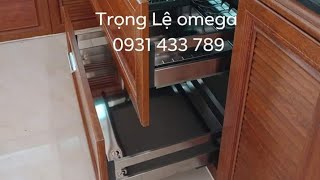 Nhôm nội thất omega :một số phụ kiện tủ bếp thông minh