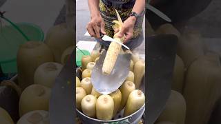 Corn Cutting Skill -Fruits Cutting Skill