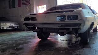 72 Challenger Ready for Paint