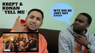 Americans react to Krept & Konan - Tell Me (D-Block Europe, Ling Hussle)