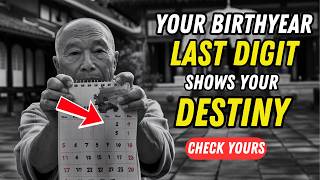 The Meaning Behind the Last Digit of Your Birth Year you'll Be SHOCKED | Buddhist Teachings