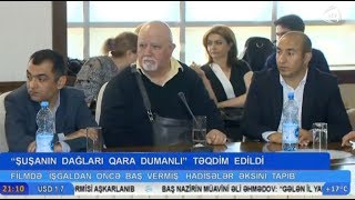 Şuşanın dağları qara dumanlı təqdimat