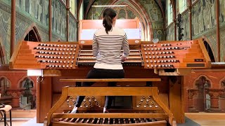 G.F. HANDEL - Arrival of the Queen of Sheba, from 'Solomon', (Anne-Isabelle de Parcevaux, organ)