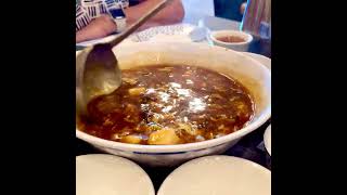 Satisfying Hot and Sour Soup #shortvideo #shorts #short #shortsvideo #youtubeshorts #chinesefood