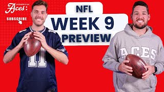 🏈 Aces NFL Show: Week 9 Preview!