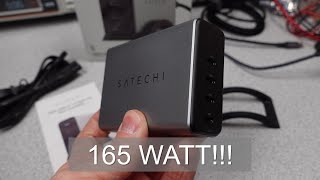 Satechi 165W USB-C 4-Port PD GaN Charger Review and Test