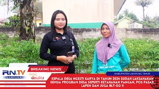 KEPALA DESA NGESTI KARYA TAHUN 2024 SUDAH LAKSANAKAN SEMUA PROGRAM DESA SEPERTI KETAHANAN PANGAN !!