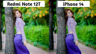 Redmi Note 12T Vs iPhone 14 Camera Test Comparison |Android VS Iphone