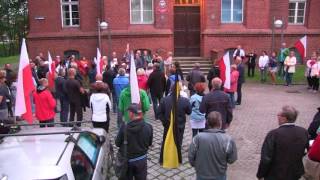 Spontaniczny protest mieszkańców Bytowa przeciwko ustawie o Sądzie Najwyższym  - 21.07.2017r.