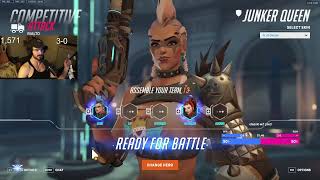 GURU - BEST QUEEN IN THE WORLD? PLAYING VS HARBLEU [OVERWATCH 2 SEASON 4]