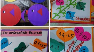 Hidden charts for maths/decimal numbers teaching aids/maths teaching aids