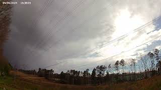 4/4/2024 Sky Time Lapse | Clouds Sun Wind Storms, Clear Sunset | 4K