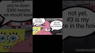 Patrick horse race gambling #memes #funny