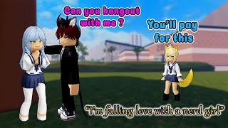 🎁 ROBLOX STORY: I'm Falling In Love With A Nerd Girl