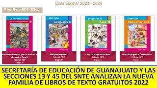 SECRETARÍA DE EDUCACIÓN DE GUANAJUATO Y LAS SECCIONES 13 Y 45 DEL SNTE ANALIZAN LOS LTG.