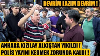 DEVRİM LAZIM DEVRİM ! Ankara Kızılay yıkıldı alkışlar susmak bilmedi ! Polis yayını kesti !