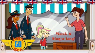 Watch & Sing-a-long to this song all about London.  | Music | Songs | Cartoons for Kids |@LetsGoSee