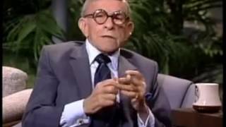 JOHNNY CARSON INTERVIEW GEORGE BURNS