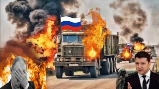 Russian Secret Weapons Supply Convoy Badly Destroyed by Ukrain Jets, Drones & Helicopters -GTA 5