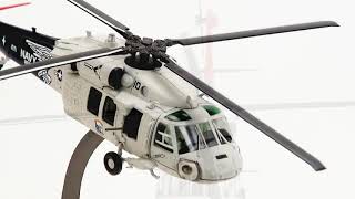 Sikorsky MH-60 Knight Hawks HSC-2 "Fleet Angels" 1:72 Scale Diecast Model Helicopter,