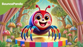 Itsy Bitsy Spider (Long version) BouncePanda | Nursery rhymes for children #kidsvideo #nerseryrhymes