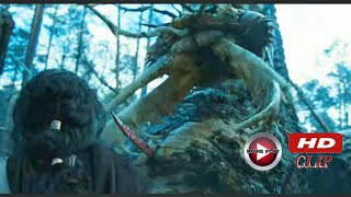 Isildur & Arondir are attacked by the Giant Worm Clip - The Rings of Power Season 2 Episode 4