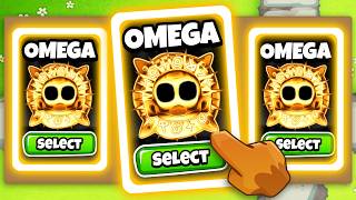 Choosing EVERY OMEGA Upgrade in BTD 6!