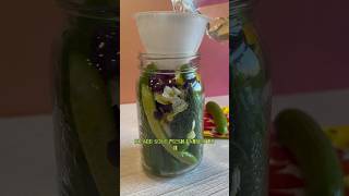 DIY refrigerator pickles