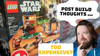 Lego Star Wars 75332: AT-ST. Post Build Thoughts (spoiler, a let down)