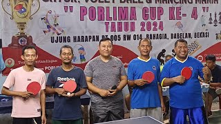 PINGPONG || PORLIMA CUP || Suha +Syahru vs Marn + Ase