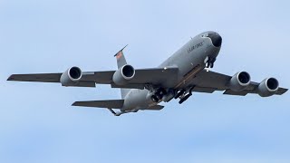 a boeing KC-135 stratotanker from the 134th arw soda81 departing TYS