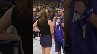 How Stephanie Mcmahon saved John cena from getting fired by WWE. 😱😱 #wwe #shorts