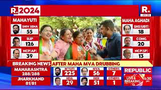 Celebrations At Fadnavis’ Residence With Sweets & Firecrackers As Mahayuti Defeats MVA