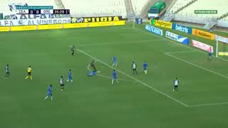 Gol do Ceará Cléber Ceará 2 x 0 Grêmio brasileirão Rodada 1