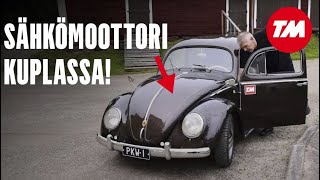 Vuoden 1957 Kuplavolkkari sähkömoottorilla!