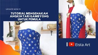 Tutorial Mengenakan Angkin gambyong untuk pemula