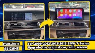 How to install 12.3 inch Touchscreen Radio & Carplay for BMW 7 Series F01 F02 2009- 2014 2015 2016