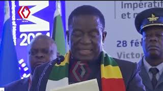 PRESIDENT MNANGAGWA OFFICIATING AT UNECA conference 2024