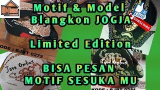 Model & Motif Blangkon Jogja Alusan WA.082133775521