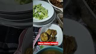 Menu Makan Lengkap,#shorts