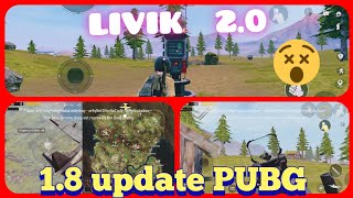 1.8 pubg update // pubg 1.8 update // livik 2.0 #whatsappstatus #pubg #shorts