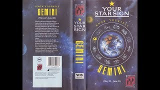 Your Star Sign - Know Yourself: Gemini (1989 UK VHS)