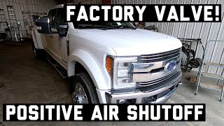 How To: Revtek Positive Air Shutoff on 6.7 Powerstroke SUPER CLEAN! FACTORY VALVE!