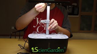 How to Use ScienGarden 6 Pods Hydroponics Growing System