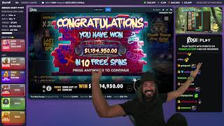 $1.1M Win X2389 on The Big Dawgs!