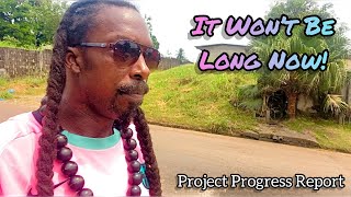 BUILDING ALMOST DONE! | PROJECT PROGRESS REPORT🇬🇦